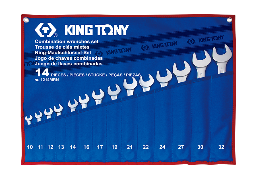 KING TONY 14 PC. Combination Wrench Set 1214MRN