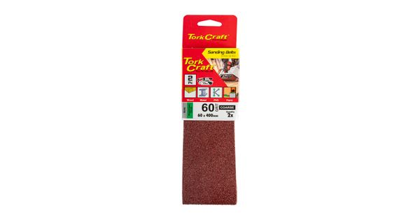 Sanding Belt 60 X 400mm 60grit 2/pack ( For Triton Palm Sander) product image