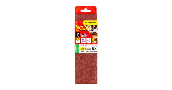 Sanding Belt 64 X 406mm 80grit 2/pack product image