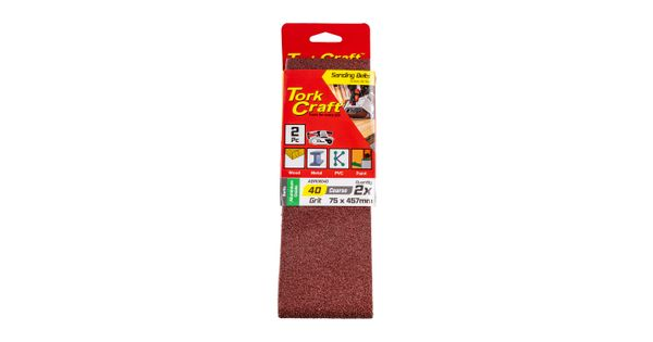 Sanding Belt 75 X 457mm 40grit 2/pack product image