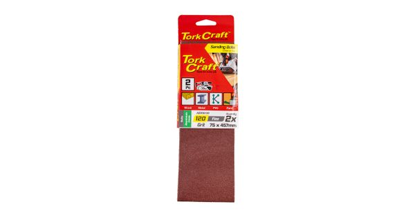 Sanding Belt 75 X 457mm 120grit 2/pack product image