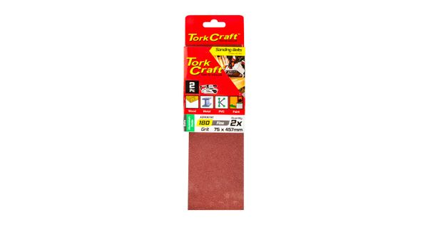 Sanding Belt 75 X 457mm 180grit 2/pack product image