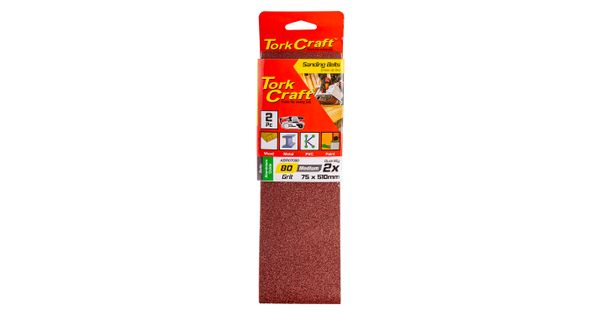 Sanding Belt 75 X 510mm 80grit 2/pack product image