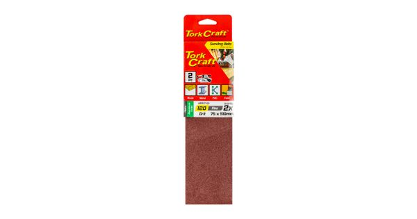 Sanding Belt 75 X 510mm 120grit 2/pack product image
