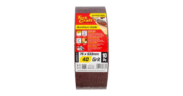 Sanding Belt 75 X 533mm 40 Grit 10/pack product image