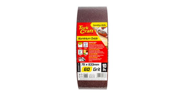 Sanding Belt 75 X 533mm 60 Grit 10/pack product image