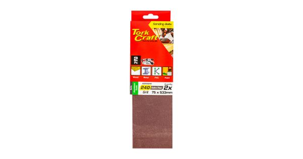 Sanding Belt 75 X 533mm 240grit 2/pack product image