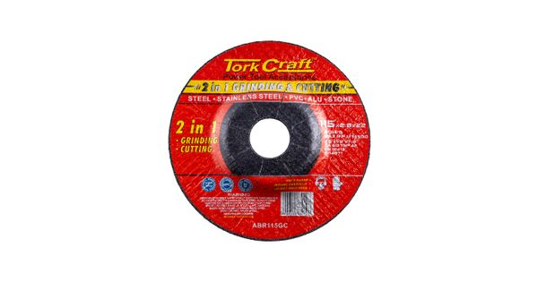 2 In 1 Grinding & Cutting Disc 115mm X 2.8 X 0.22 Steel/ss/pva/alu/sto product image