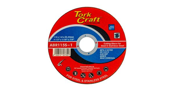 Cutting Disc Metal & Ss 115 X 1.6 X 22.2 Mm product image