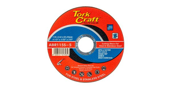Cutting Disc Steel & Ss 115 X 0.8 X 22.2 Mm product image