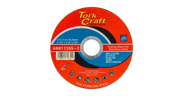 Cutting Disc Stainless Steel 115 X 1.6 X 22.22mm product image