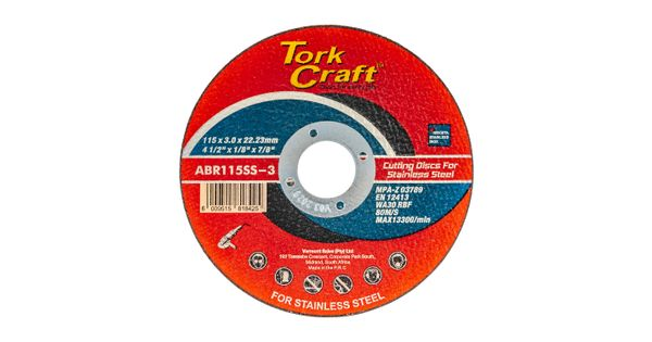 Cutting Disc Stainless Steel 115 X 3.0 X 22.22mm product image