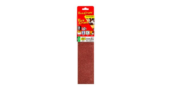 Sanding Belt 75 X 610mm 100grit 2/pack product image