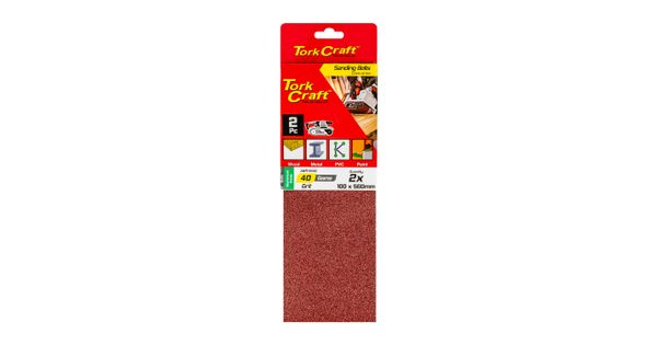Sanding Belt 100 X 560mm 40grit 2/pack product image