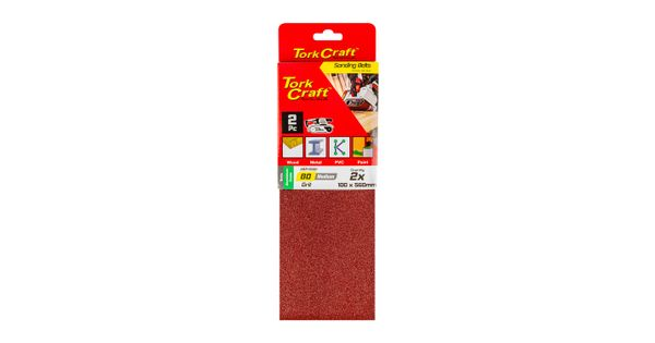 Sanding Belt 100 X 560mm 80grit 2/pack product image