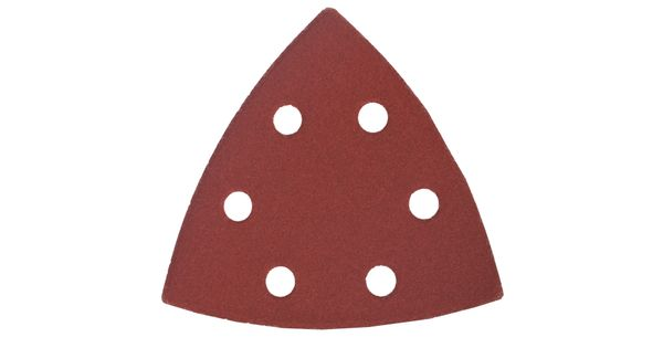 Sanding Triangle Sheet 240grit 94x94x94mm 5/pack W/holes Hook & Loop product image