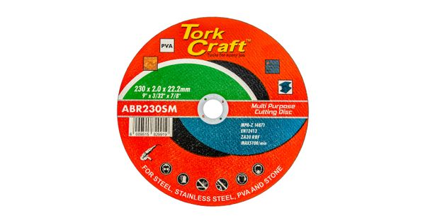 Cutting Disc Multi Purpose 230 X 2.0 X 22.2mm For Steel Ss Pva Stone product image