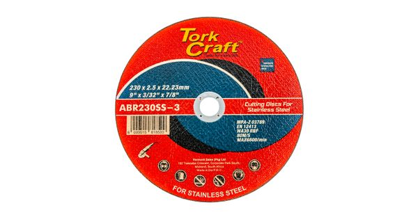 Cutting Disc Stainless Steel 230 X 2.5 22.22mm product image