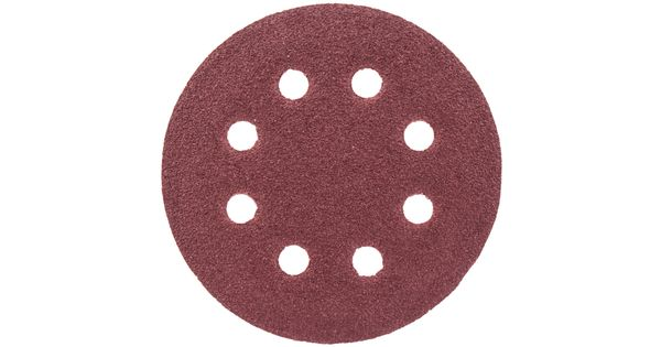 Sanding Disc 115mm 80 Grit With Holes 10/pk Hook And Loop product image