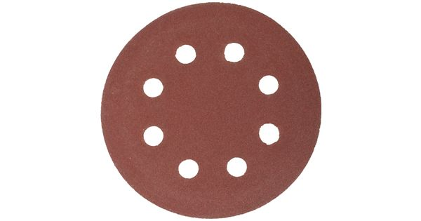 Sanding Disc 125mm 40 Grit With Holes 10/pk Hook And Loop product image
