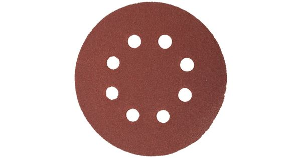 Sanding Disc 125mm 60 Grit With Holes 10/pk Hook And Loop product image