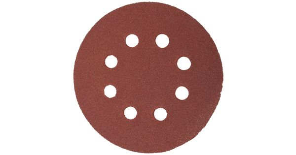 Sanding Disc 125mm 80 Grit With Holes 10/pk Hook And Loop product image