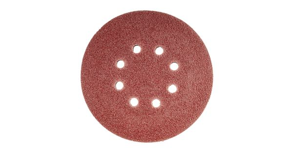 Sanding Disc 150mm 40 Grit With Holes 10/pk Hook And Loop product image