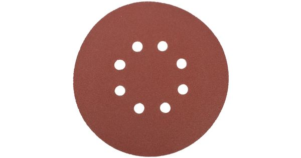 Sanding Disc 150mm 120 Grit With Holes 10/pk Hook And Loop product image