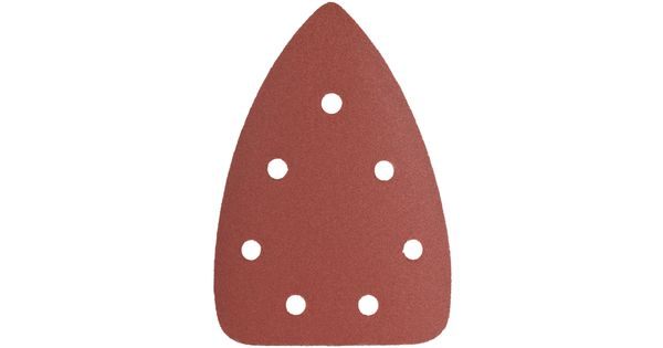 Sanding Tri - 60 Grit 145 X 145 X 100mm 5/pack For Tcms Hook And Loop product image