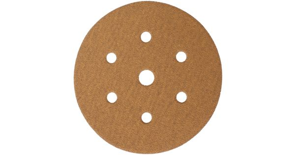 Gold Disc (50 Pieces) 100 Grit 150mm X 6+1 Holes Hook And Loop product image