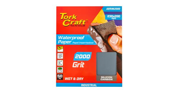 Premium Waterproof Paper 2000 Grit 230 X 280 (50 Piece) Automotive product image