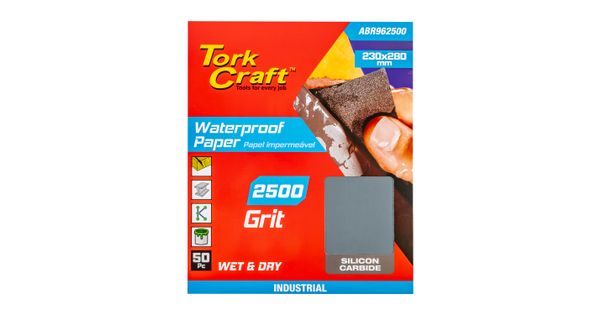 Premium Waterproof Paper 2500 Grit 230 X 280 (50 Piece) Automotive product image