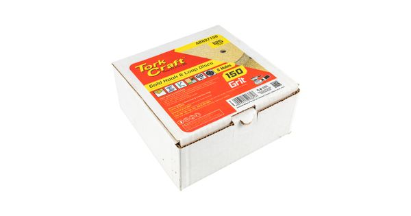 Gold Disc (50 Pieces) 150 Grit 125mm X 8 Holes Hook And Loop product image