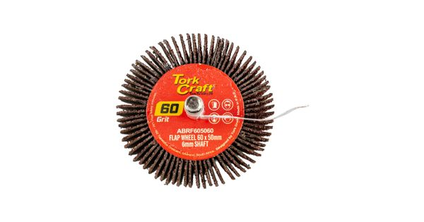 Flap Wheel 60 X 50 X 6mm Shaft 60 Grit Per Each product image