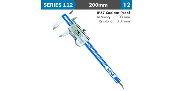 Dig. Caliper 200mm 0.03mm Acc. Ip67 Level 0.01mm Res. product image