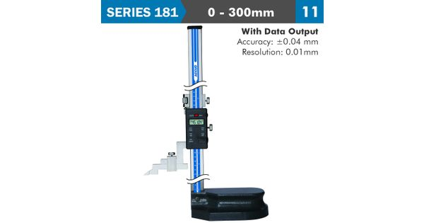 Dig. Height Gauge 300mm 0.04mm Acc. 0.01mm Res. S/steel product image