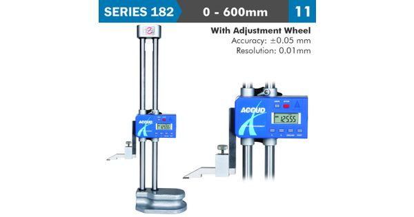 Dig. Height Gauge 600mm 0.05mm Acc. Driving Wheel 0.01mm Res. S/steel product image