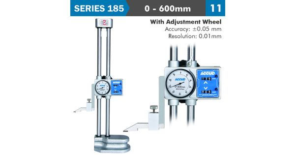 Dig. Height Gauge 600mm 0.05mm Acc. Driving Wheel 0.01mm Grad. S/steel product image