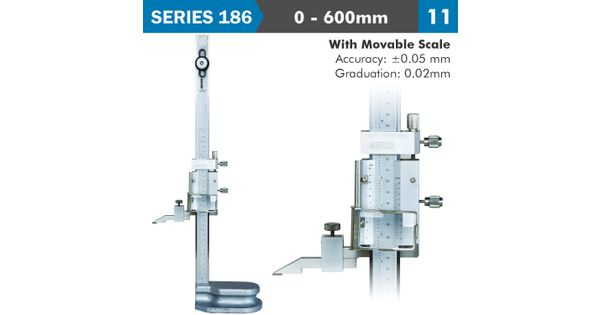 Vernier Height Gauge 600mm 0.04mm Acc. 0.02mm Grad. S/steel product image