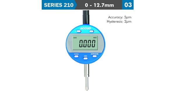 Dig. Indicator Flat & Lug Back 12.7mm 0.001mm/0.00005' product image