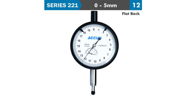 Dial Indicator Flat Back 5mm product image