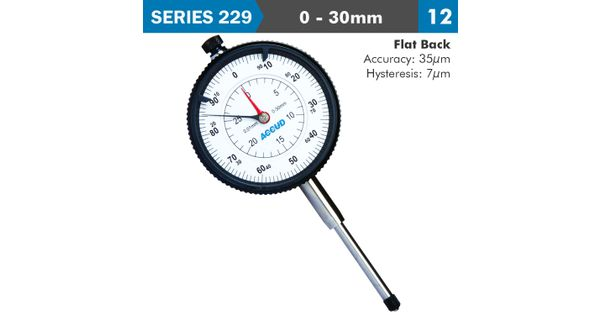 Dial Indicator Flat Back 30mm product image