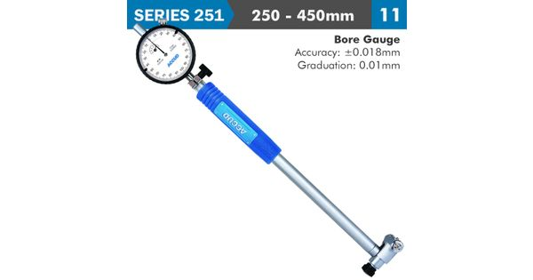Precision Dial Bore Gauge 250-450mm 0.018mm Acc. 0.001mm Grad. product image