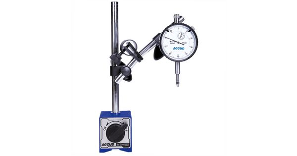 2pc Measuring Tool Set 25mm Dial Indicator With Magnetic Stand product image