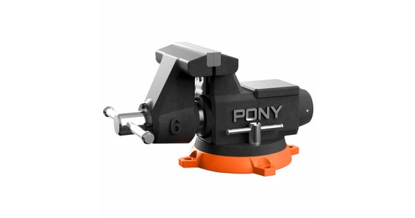 Pony 150mm (6') Pro Heavy-duty Swivel Base Bench Vise product image