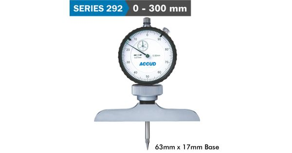 Dial Depth Guage 300mm 0.01mm Grad. 63x 17mm Base product image