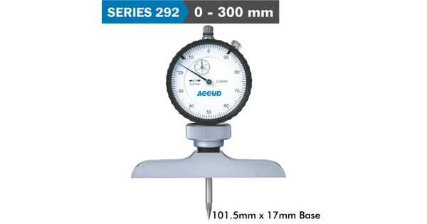 Dial Depth Guage 300mm 0.01mm Grad. 101.5x 17mm Base product image