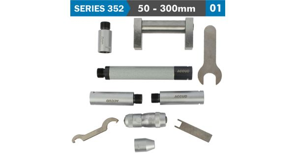Tubular Inside Micrometer 50-300mm 0.01mm Grad. Extension Rods: 13, 25 product image