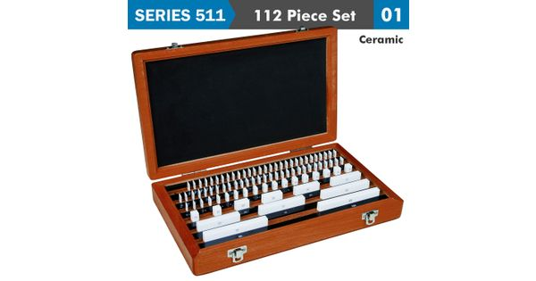 Ceramic Gauge Block Set Iso3650 Grade 1 112pc product image