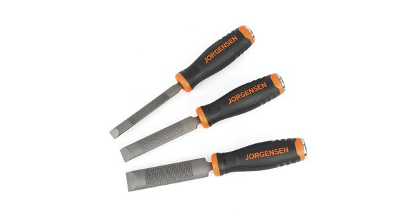 Rasp & Chisel 3pc Set 12,19, 25mm With Metal Striking End Cap 150mm product image
